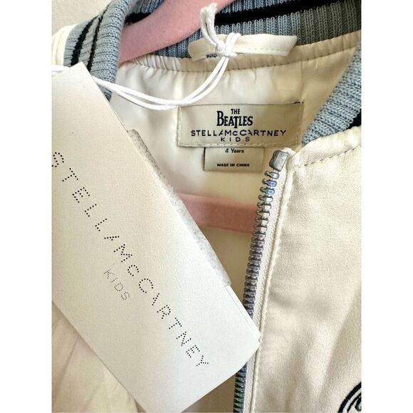 NWT Stella McCartney “Get Back” bomber kids jacket Size 4 - Picture 5 of 9